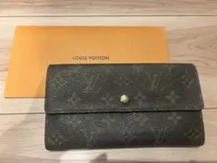 LOUIS VUITTON ダークブラウン 長財布