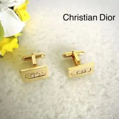 Christian Dior カフリンクス ゴールドカラー CDロゴのサムネイル