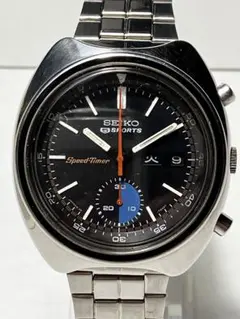 ☆OH済 風防新品 セイコー 5 スピードタイマー ペプシ 70年製 SEIKO 