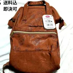 ディズニーストア チップとデール バックパック ブラウン 合皮 新品未使用タグ付のサムネイル