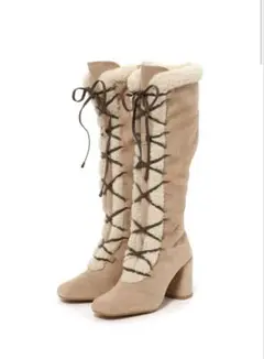 andmary Rosalia lace up boots 36 beige