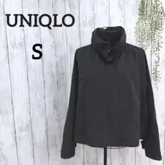 ユニクロ マウンテンパーカー S ジャケット ナイロン 撥水 黒 ブラック