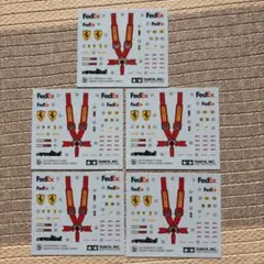 タミヤ 1/20 フェラーリ F1-2000 bデカール5枚セット