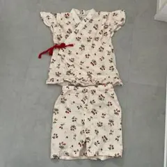 いちご柄 甚平 サイズ110