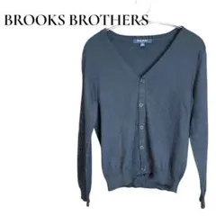 Brooks Brothers ネイビー Vネックカーディガン