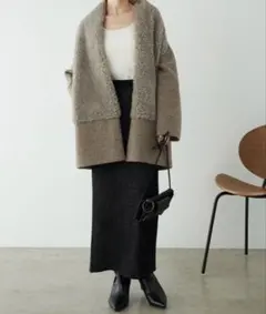 【完売品】プードルエアリーコート(グレー)