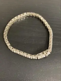 モアサナイト ブレスレット 5mm ラウンドカット 計約17.5ct - メルカリ