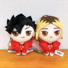 ハイキュー ぷちぬいぐるみ マスコット 音駒 黒尾鉄朗 孤爪研磨 ハイキュー!!