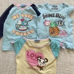 エンジェルブルー　Tシャツまとめ売り　3枚セット　110