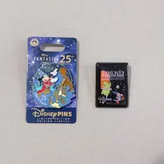 ディズニー ファンタジア 25周年 ピンバッジ ミッキー