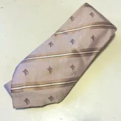 BURBERRY ピンク ストライプ ネクタイ
