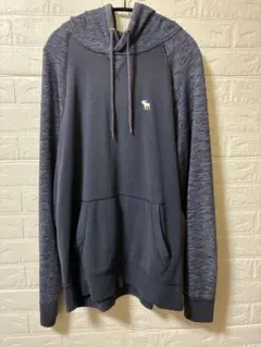Abercrombie&Fitch ネイビー フード付きパーカー
