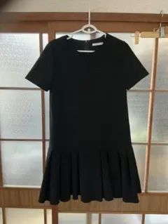 フォクシーニューヨーク　ブラック ひざ丈ワンピース