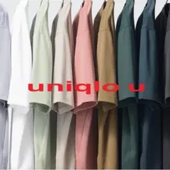 ユニクロ U エアリズムコットンオーバーサイズTシャツ５分袖　M 未着用