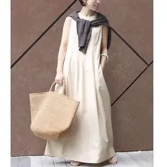 最終価格❗️美品✨IENA アセテートコットンリネンオールインワン