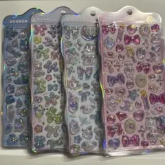【正規品】ボンボンドロップシール　ちゅるきら　4点セット