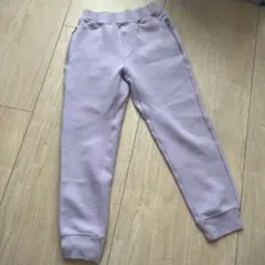 ユニクロ　ドライスウェットパンツ　130 パープル