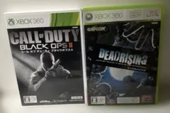 XBOX360 解説なしソフト2本セット　ブラックオプスll、デッドライジング