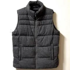【極美品】UNIQLO ユニクロ　ウルトラライトダウン　ベスト　グレー　L