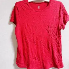 赤色 Lサイズ 半袖Tシャツ