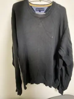 TOMMY HILFIGER 黒 クルーネックニット