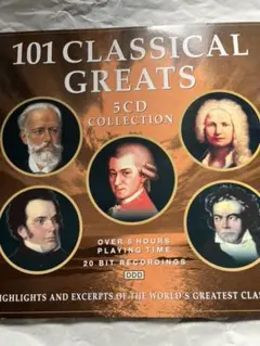 101 CLASSICAL GREATS クラッシックCD5枚