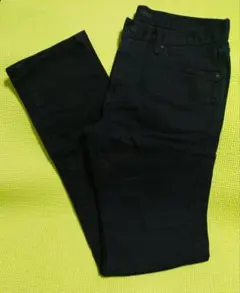 UNIQLO JEANS✨️美品✨️黒のストレートデニム