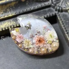 no.1177 。❀ꫛꫀꪝ桜花弁フロラルデザインレジンヘアゴム。❀❺