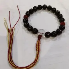 極上】 【卍】（萬字）天然小葉紫檀 仏珠.数珠.ブレスレット男女兼用 