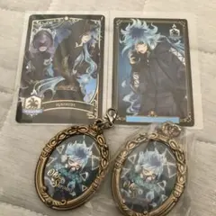 ツイステ　イグニハイド寮　イデア　オルト　トレカ　キーホルダー