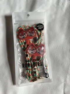 ディズニー　チップとデール　携帯ロープストラップ　ショルダー&ハンド