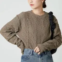 フリークスストア カットシャーリングポコポコメローデザインロングスリーブTシャツ