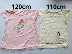 ディズニー　プリンセス　Tシャツ　ユニクロ　姉妹コーデ