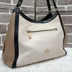 COACH】コーチ クリスティ ハンドバッグ アイボリー ベージュ C6828