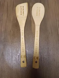 SCRUMMY KITCHEN 木製しゃもじ 2本セットのサムネイル