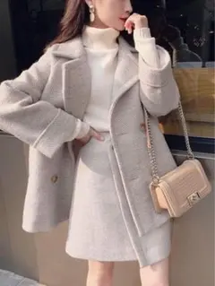 【セット】テーラードジャケット & スカート セットアップ 韓国 grl