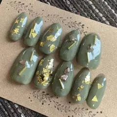 在庫整理セール　カーキ　ゴールド