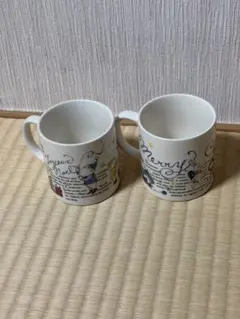 クリスマスデザイン ペアマグカップ