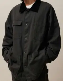 re_k by JUNRED / ルーズコールカラーダックカバーオール