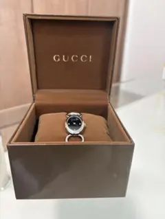 稼働/新品電池 GUCCI クォーツ レディース 11Pダイヤ デイト 腕時計