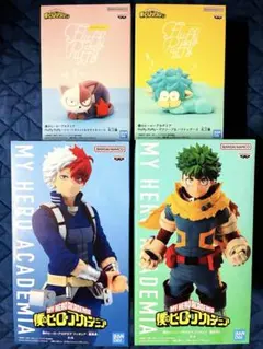 ヒロアカ最新フィギュア 緑谷出久 轟焦凍 Fluffy Puffy 4点セット