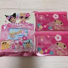 日焼けマイメロ フラットポーチ