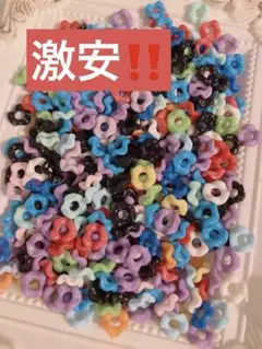 週末価格 カラフルねじりビーズ 60個×2 - メルカリ