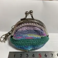 かわいい多色　　がま口