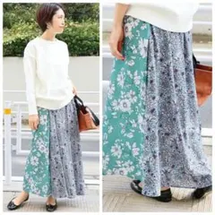 新品 IENA Deveaux フラワープリント スカート 定価18700円34