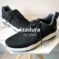 新品同様❤Atadura ブラック メッシュ スニーカー 軽量 26.0cmのサムネイル