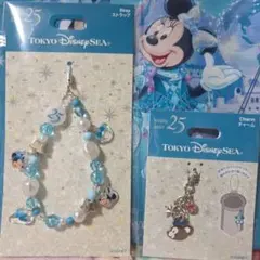 東京ディズニーシー 25周年 スマホストラップ - メルカリ