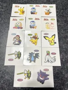 ポケモンシール　14枚セット　ハロウィン限定シール含む