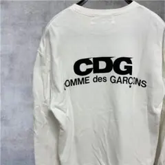 コムデギャルソン CDG スウェットシャツ L ホワイト