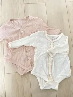 薄手長袖　ベビー肌着 2点セット